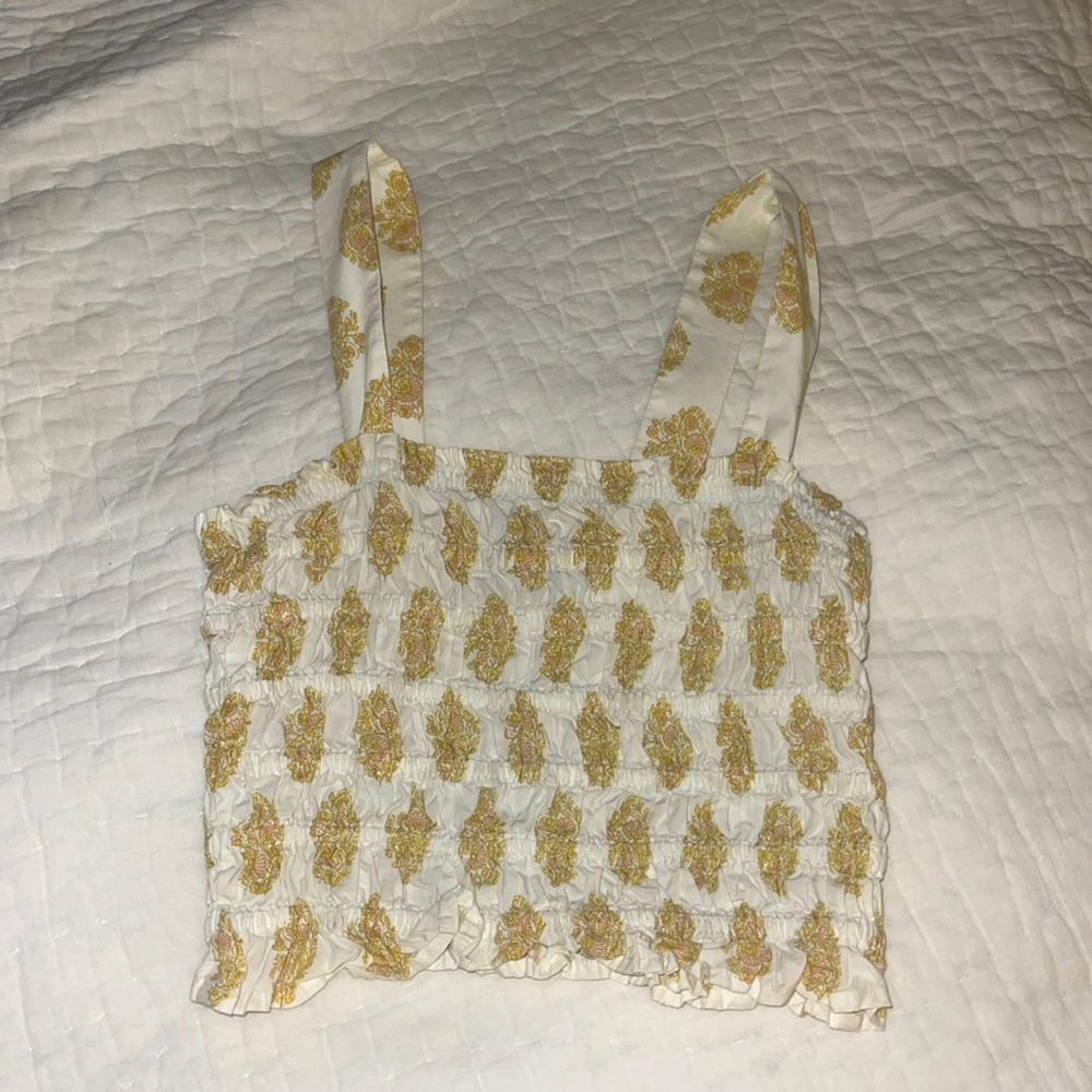 j crew tank top, cropped